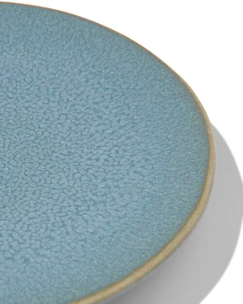 assiette à dessert - 16.5 cm - Porto - émail réactif - bleu