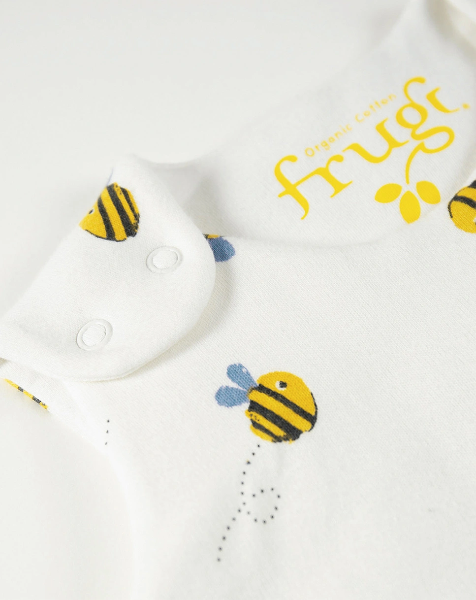 Schlafsack SNUGGLER - BEE in weiß