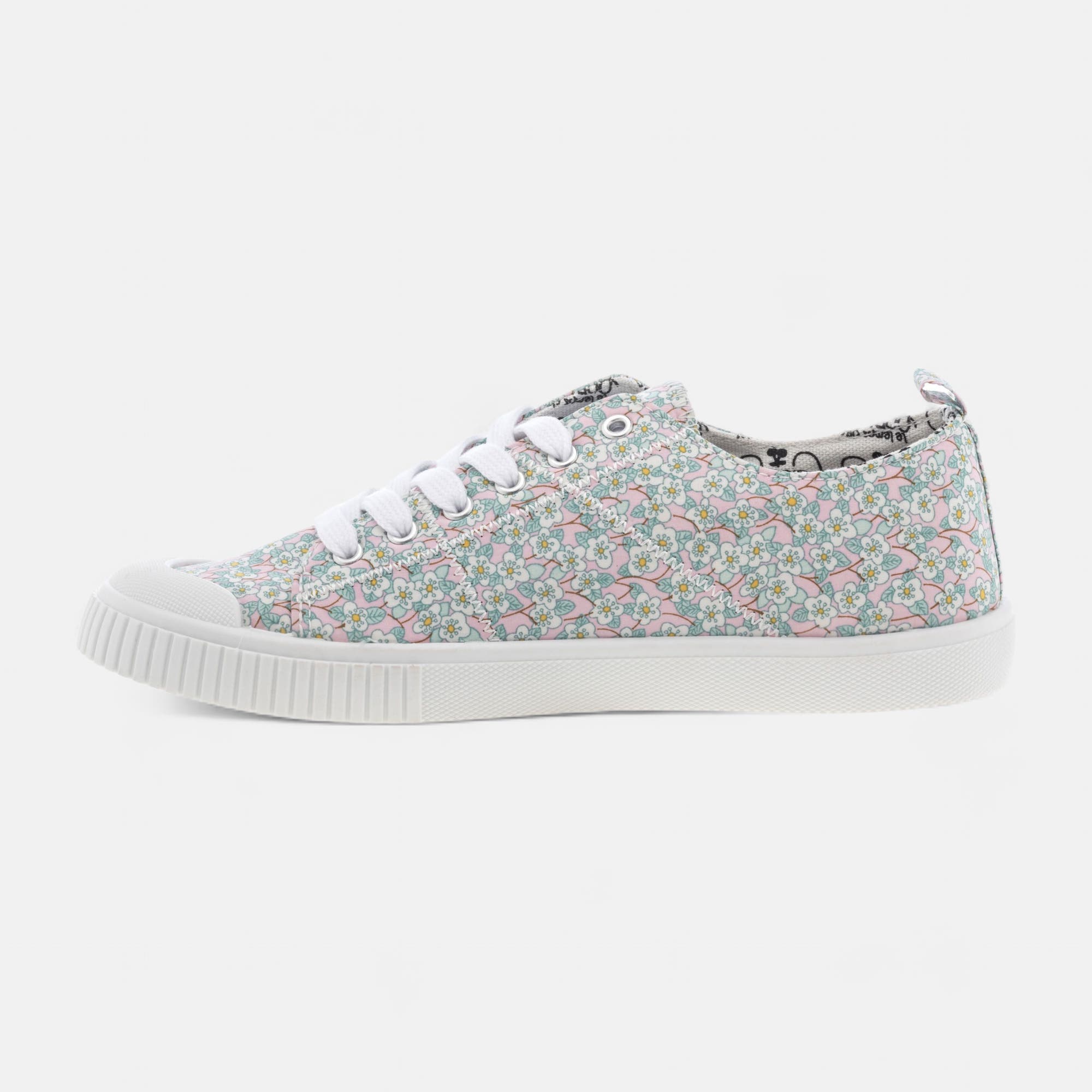 Baskets en toile Femme vert