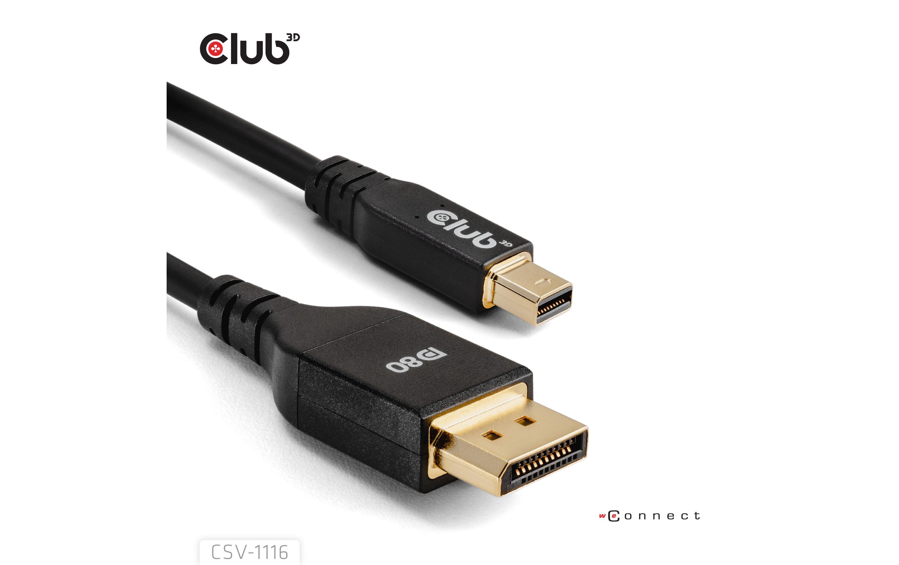 Kabel CAC-1116 Mini-DisplayPort - DisplayPort, 1 mMini DisplayPort auf DisplayPort