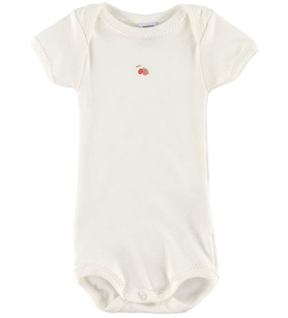 Petit Bateau Bodys k/ä - 3er-Pack - Weiß/Rosa