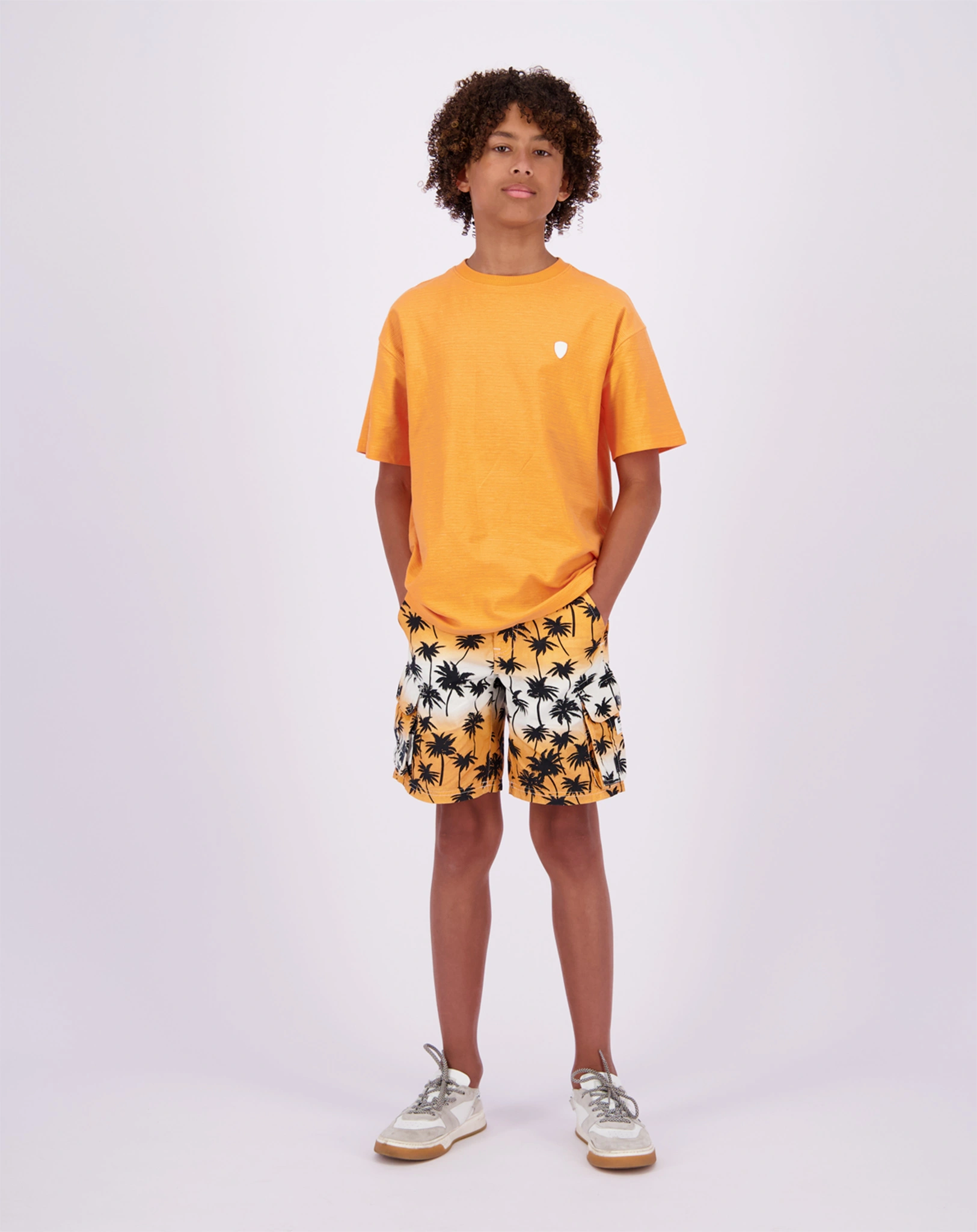 T-Shirt HINJEK in soda orange