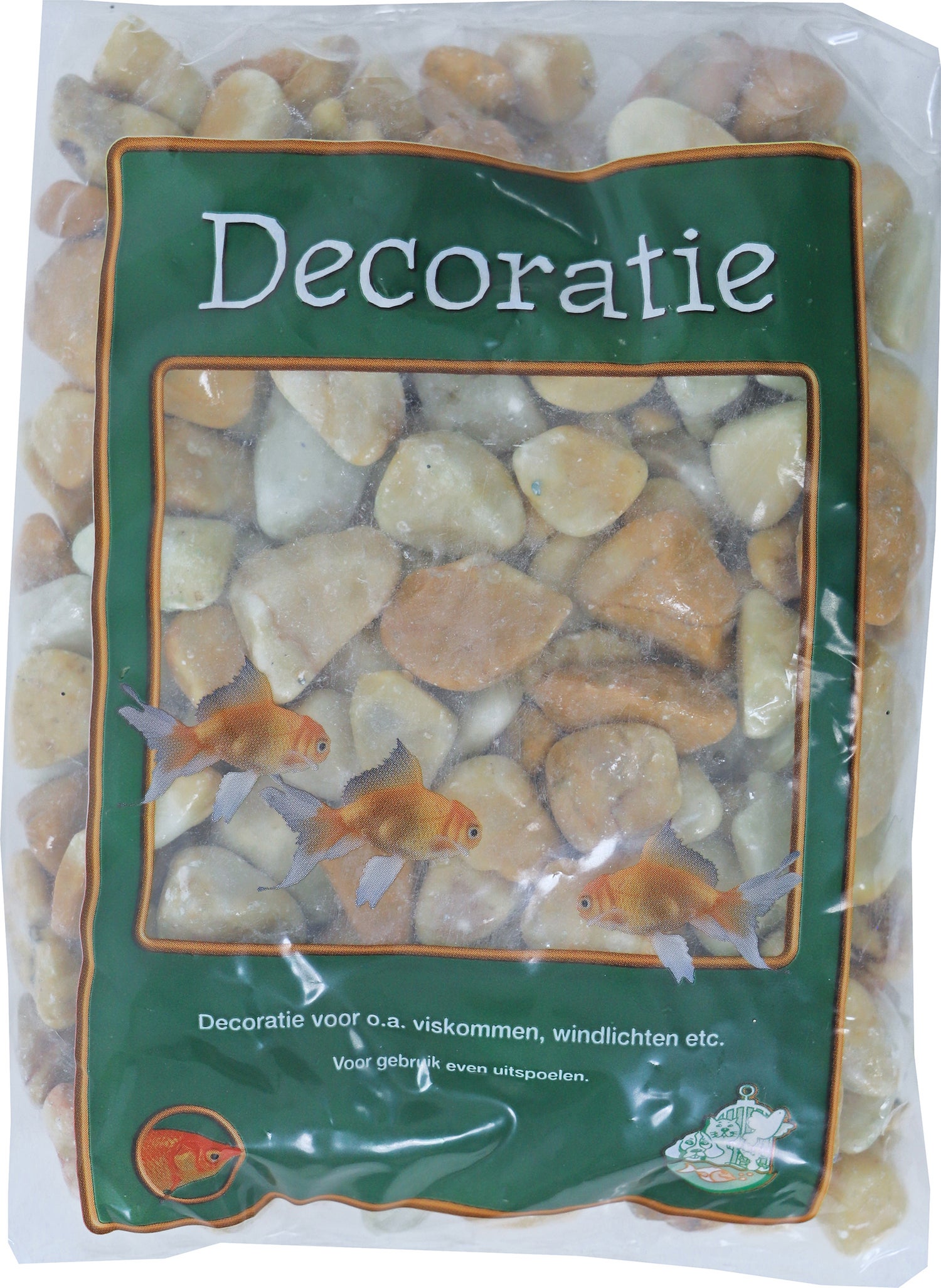 Boon aquariumgrind Glanskiezel Giallo Sienna oranje 1 kg