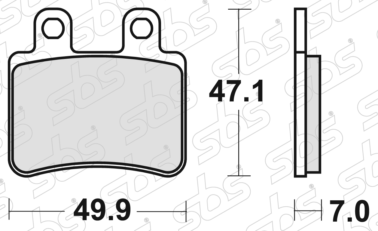 SBS - Plaquettes de frein 167 CT