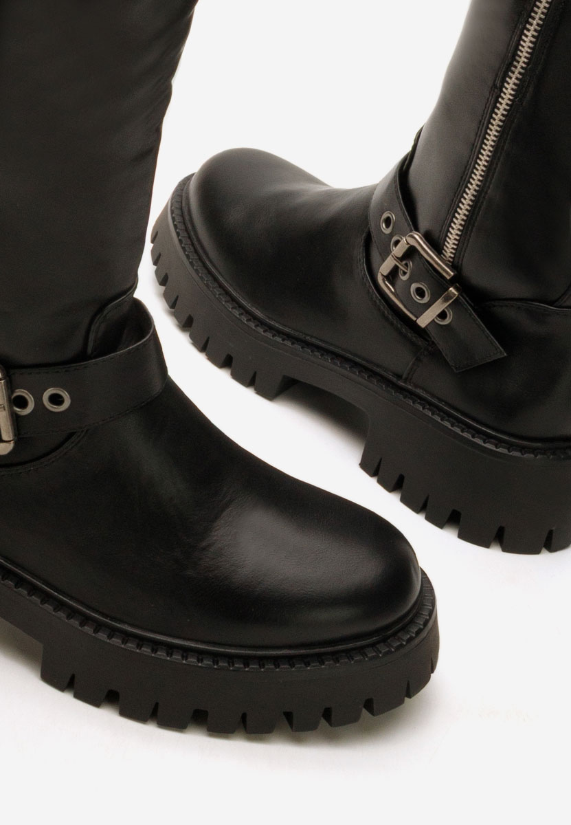 Bottes courtes femme noires Floriva