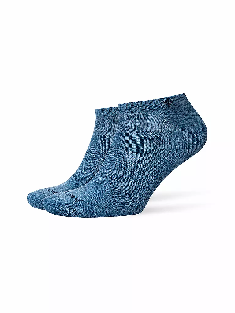 BURLINGTON Herren Sneaker Socken EVERYDAY 2-er Pkg. 40-46 light jean blau