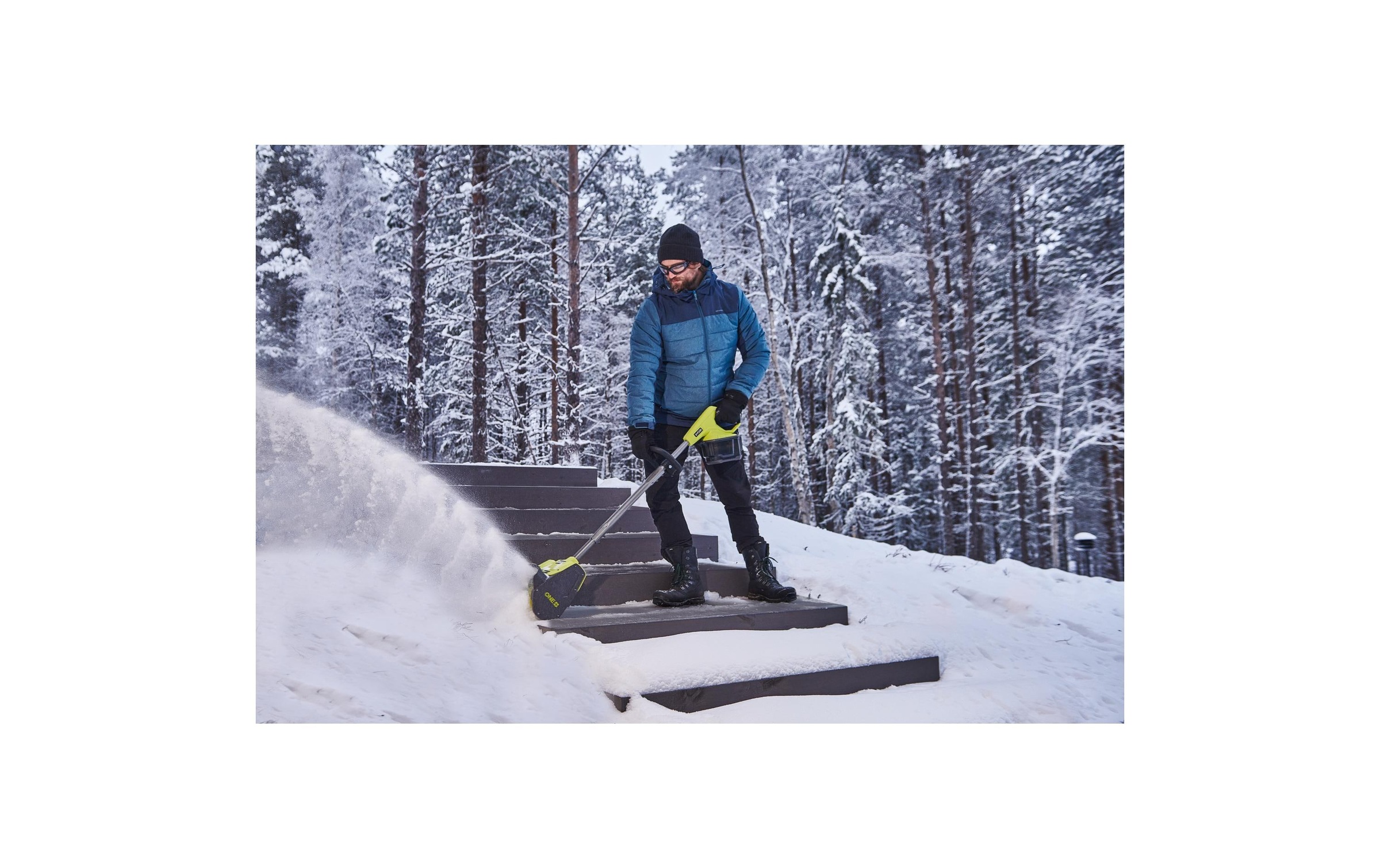 Akku-Schneefräse »RYOBI RY18ST25A-140«