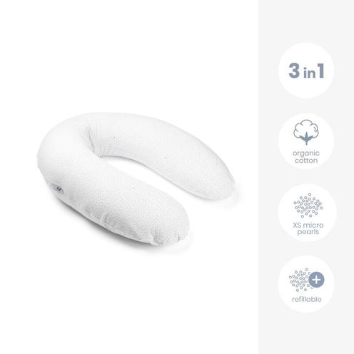 Coussin de maternité Doomoo Buddy - Silver dots - BABYMOOV