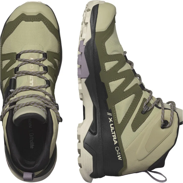 Salomon Salomon X Ultra 4 Mid GTX vandrestøvle, dame Grøn