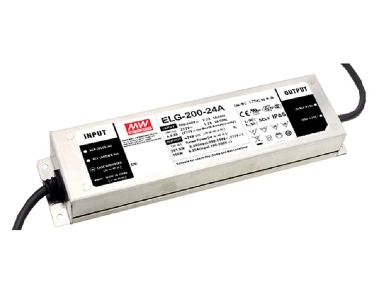 MeanWell LED Treiber ELG-200-24A-3Y, 24 V, 200W, Single Col Vorschaltgerät
