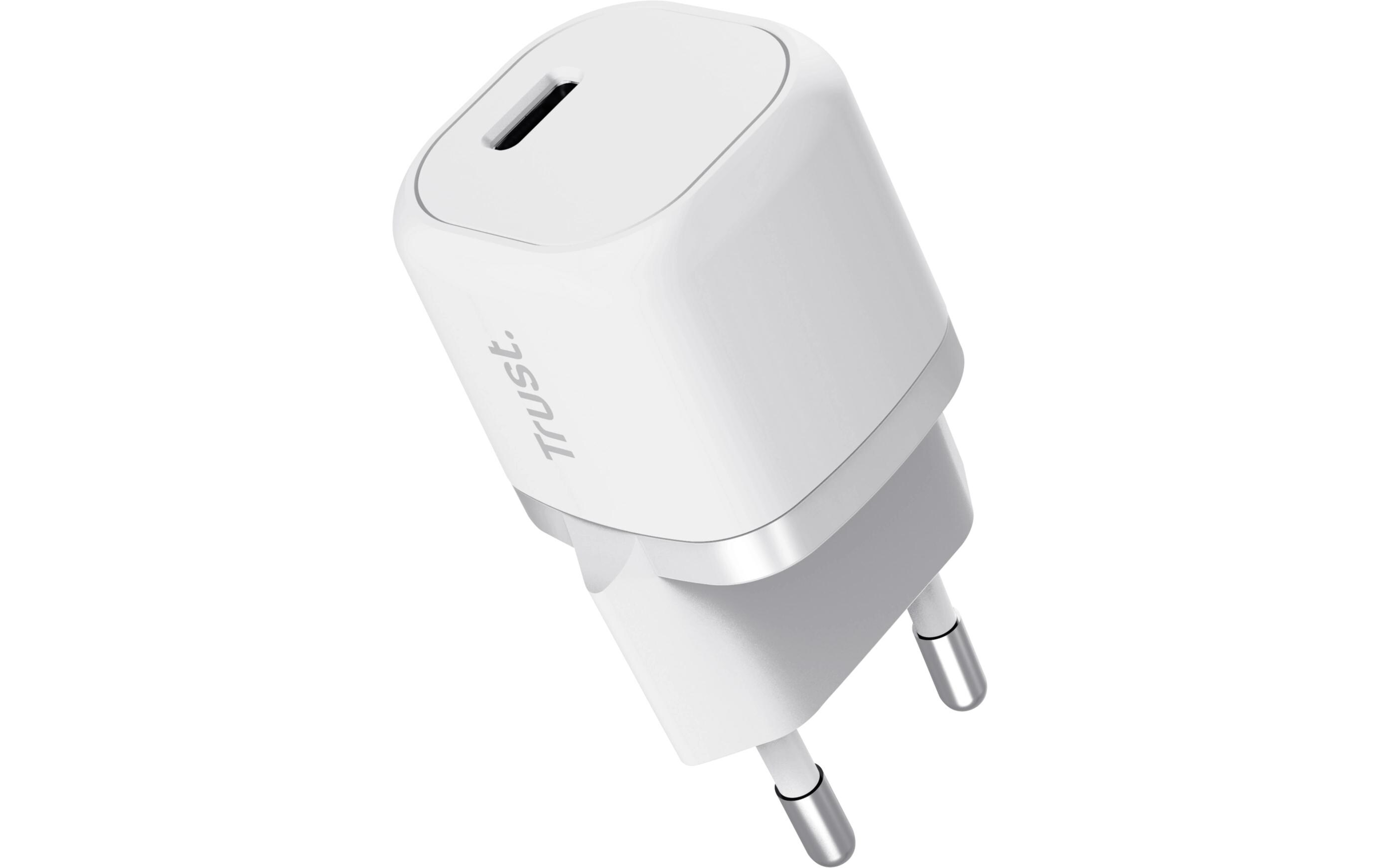 USB-Wandladegerät Maxo Ultrakleines USB-C-PD 20 W WeissKompaktes USB-C Power-Delivery-Ladegerät mit 20 W Schnellladefunktion