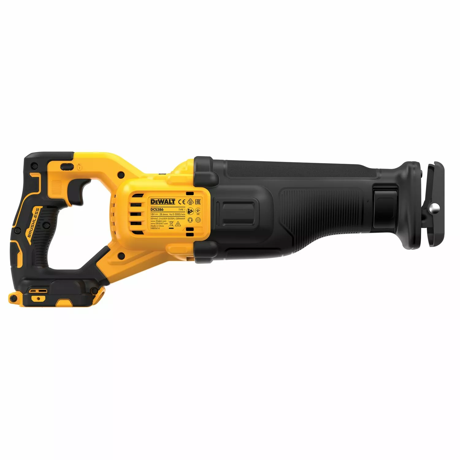 DeWALT DCS386NT-XJ 18V Li-ion FlexVolt Accu Reciprozaag body in TSTAK koffer