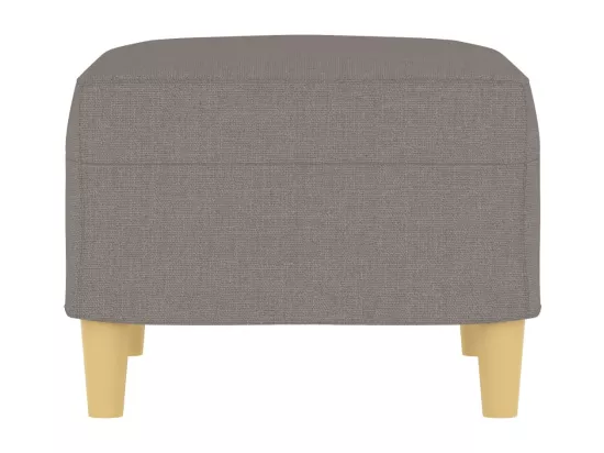 Repose-pied Taupe 60x50x41 cm Tissu