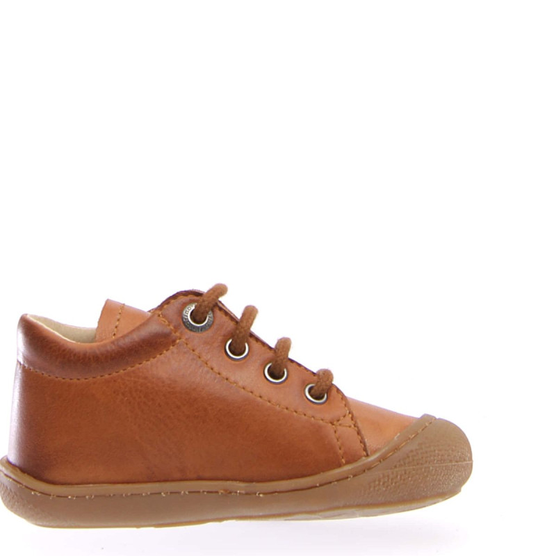 Naturino Naturino Cocoon Supersouple Lacets Cognac