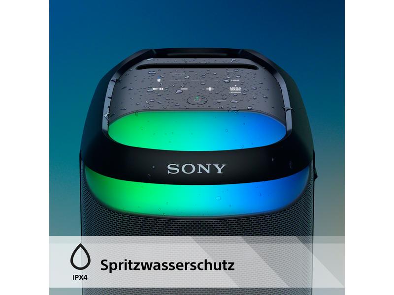 Sony Bluetooth Speaker SRS-XV800 Schwarz Leistungsstarker, kabelloser Party-Lautsprecher für draussen