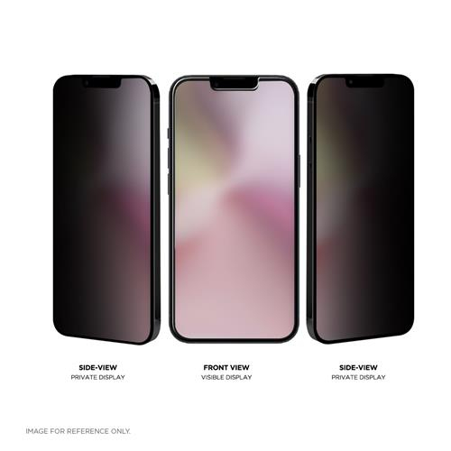 iPhone 16e / 14 / 13 Mountain Glass Black Panzerglas 2.5D Privacy Displayschutz Case Friendly (EGMSP00313)
