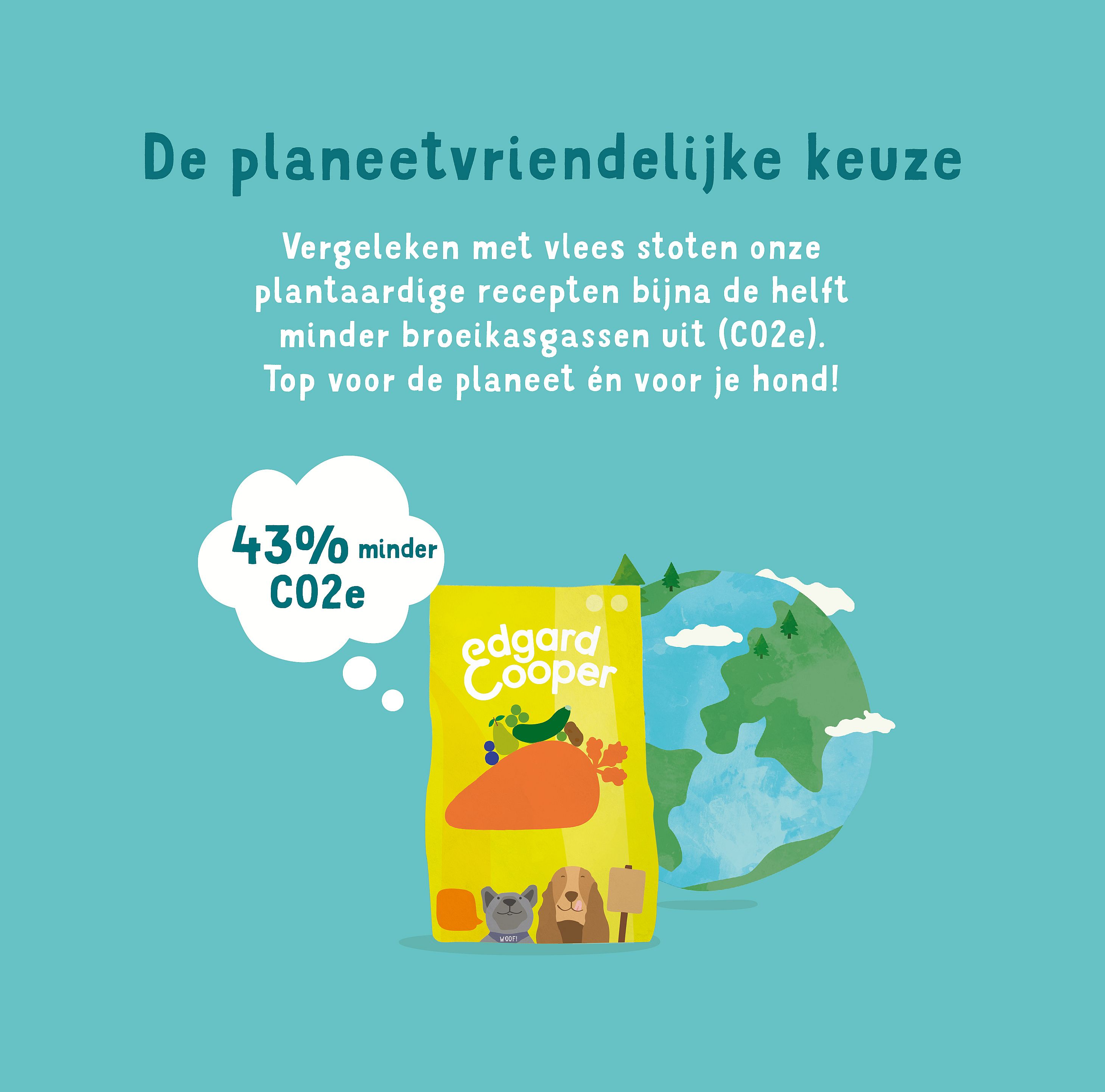Edgard & Cooper Plantaardige Brokken met Wortel & Courgette voor Volwassen Honden | 7 kg | 11826.2