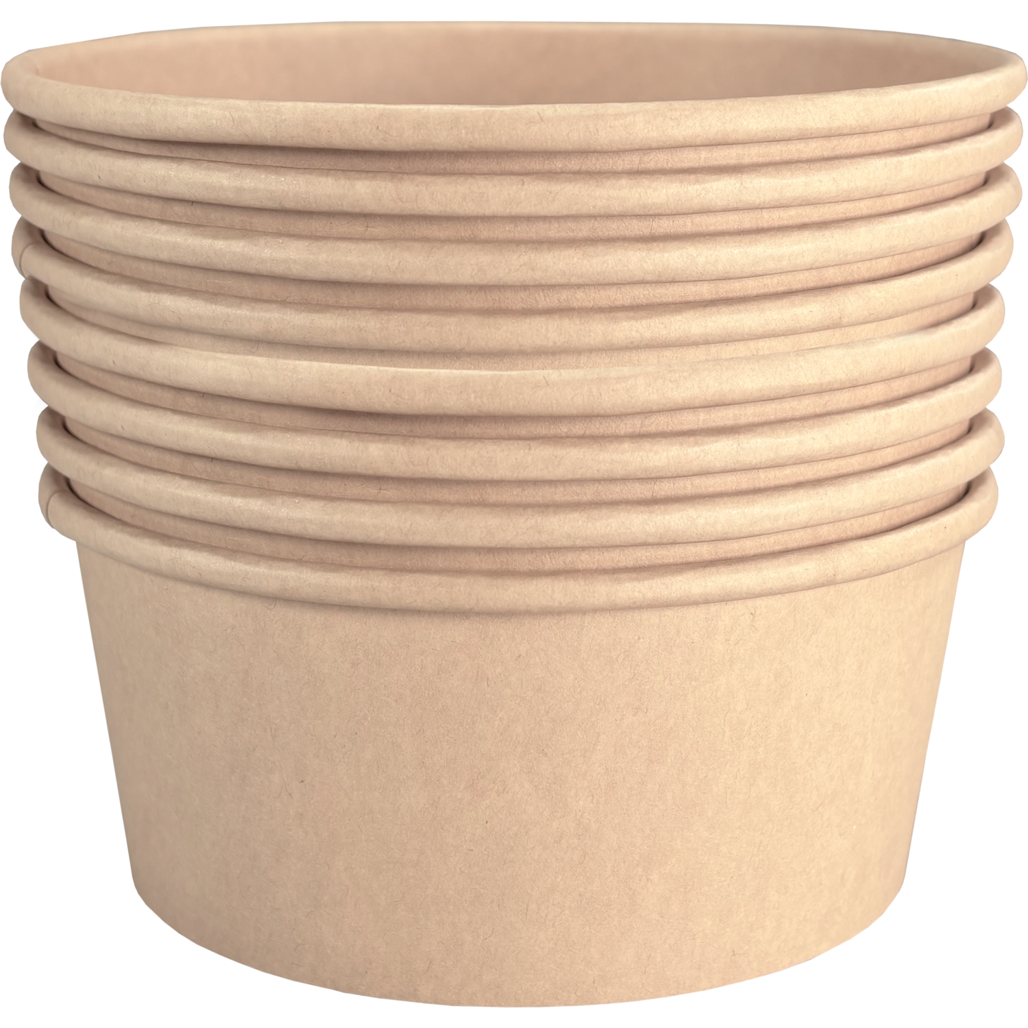 Depa Maaltijdbowl, 750ml, 150mm, 60mm, karton + PE, bruin