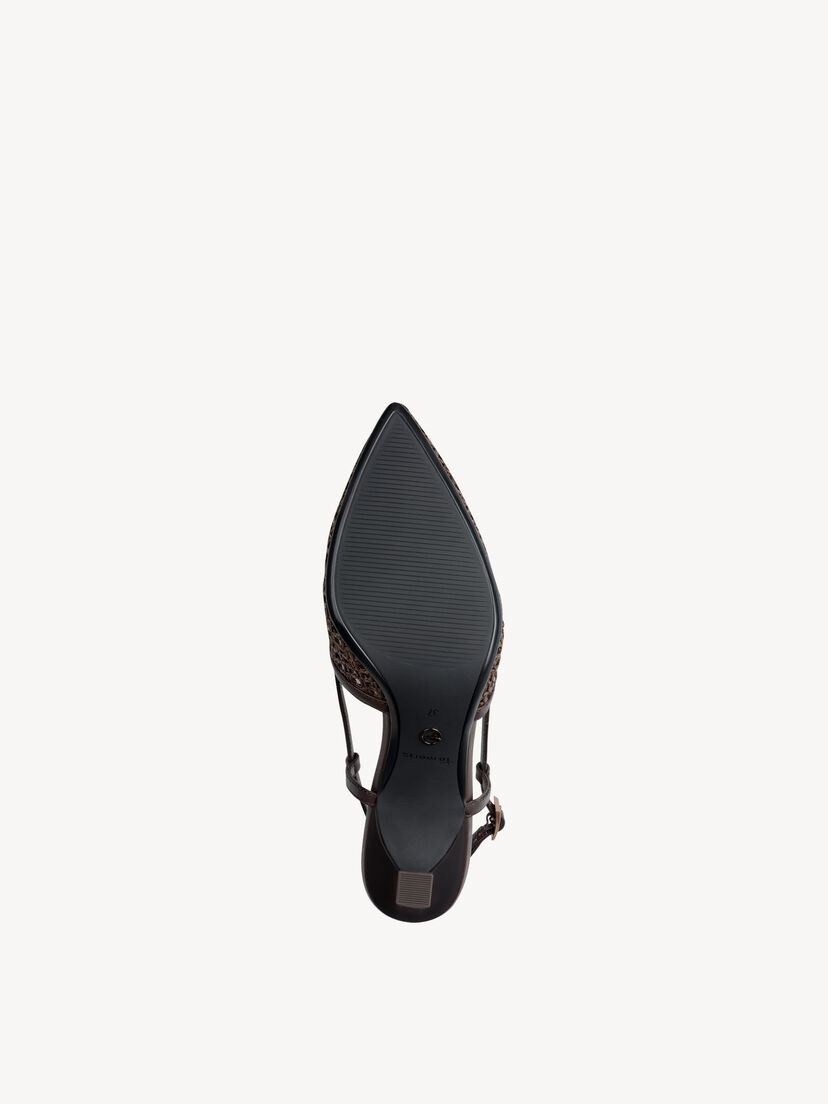 Slingpumps - bruin