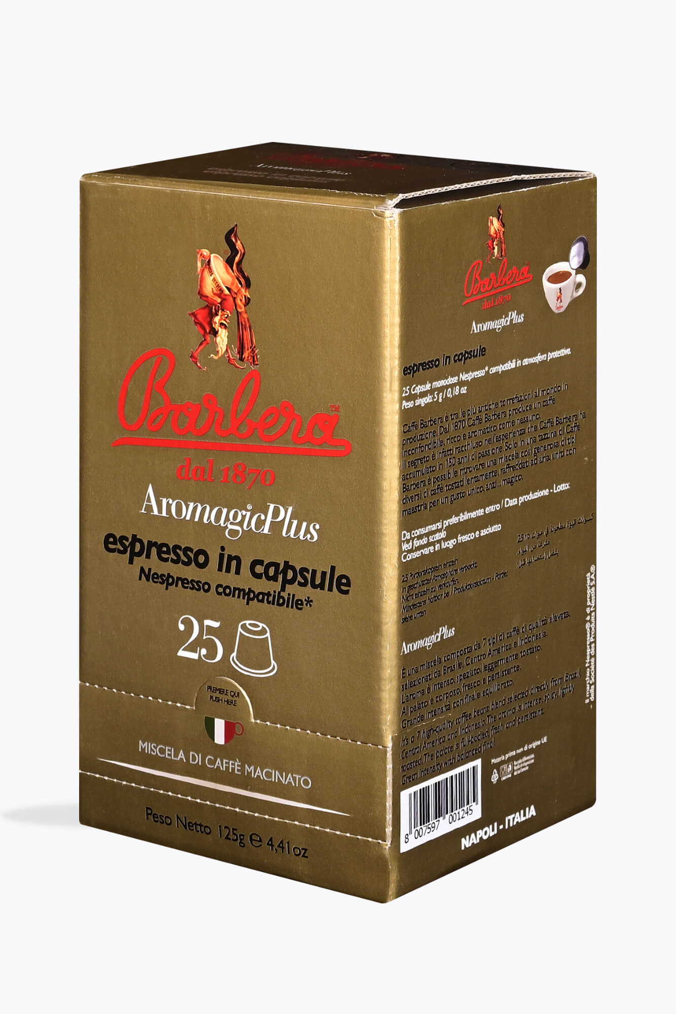 Barbera Aromagic Plus 25 Kapseln Nespresso® kompatibel