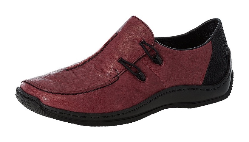 Rieker Slipper  Freizeitschuh, Komfortschuh mit strukturiertem Obermaterial