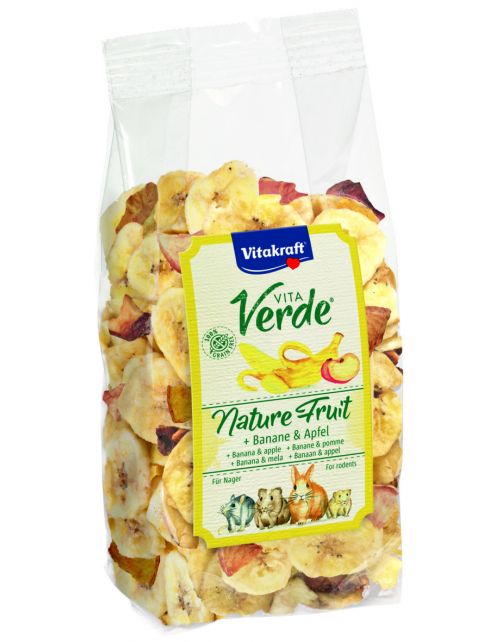 Vitakraft Vita-Verde Banaan En Appel - Knaagdiersnack - 100 g