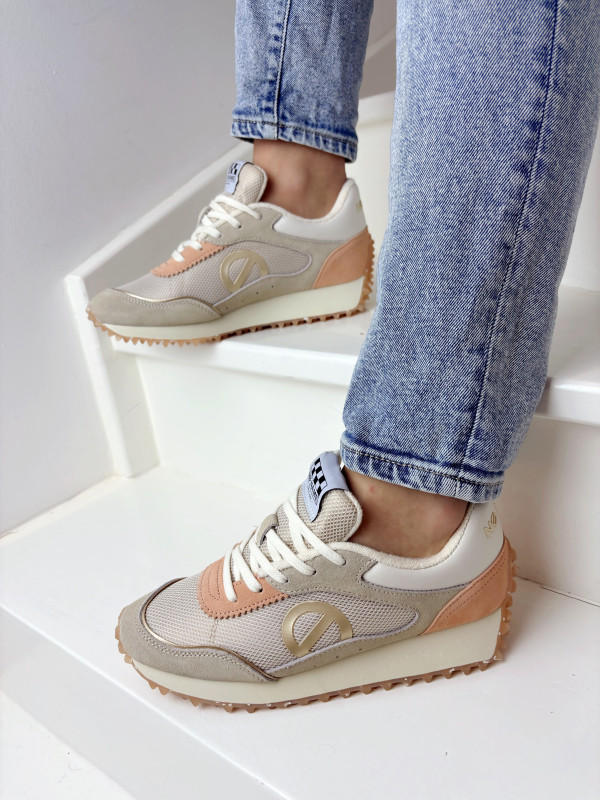 No Name - Sneakers PUNKY JOGGER Dove/Beige