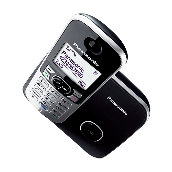 Panasonic KX-TG6812 DECT-telefoon Zwart Nummerherkenning