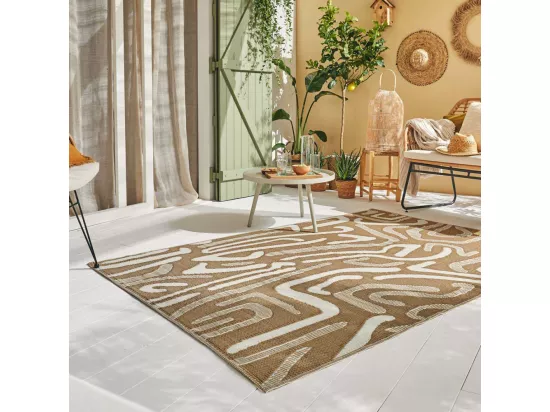 Tapis extérieur en polypropylène Spargi 1741 beige 150 x 220 cm