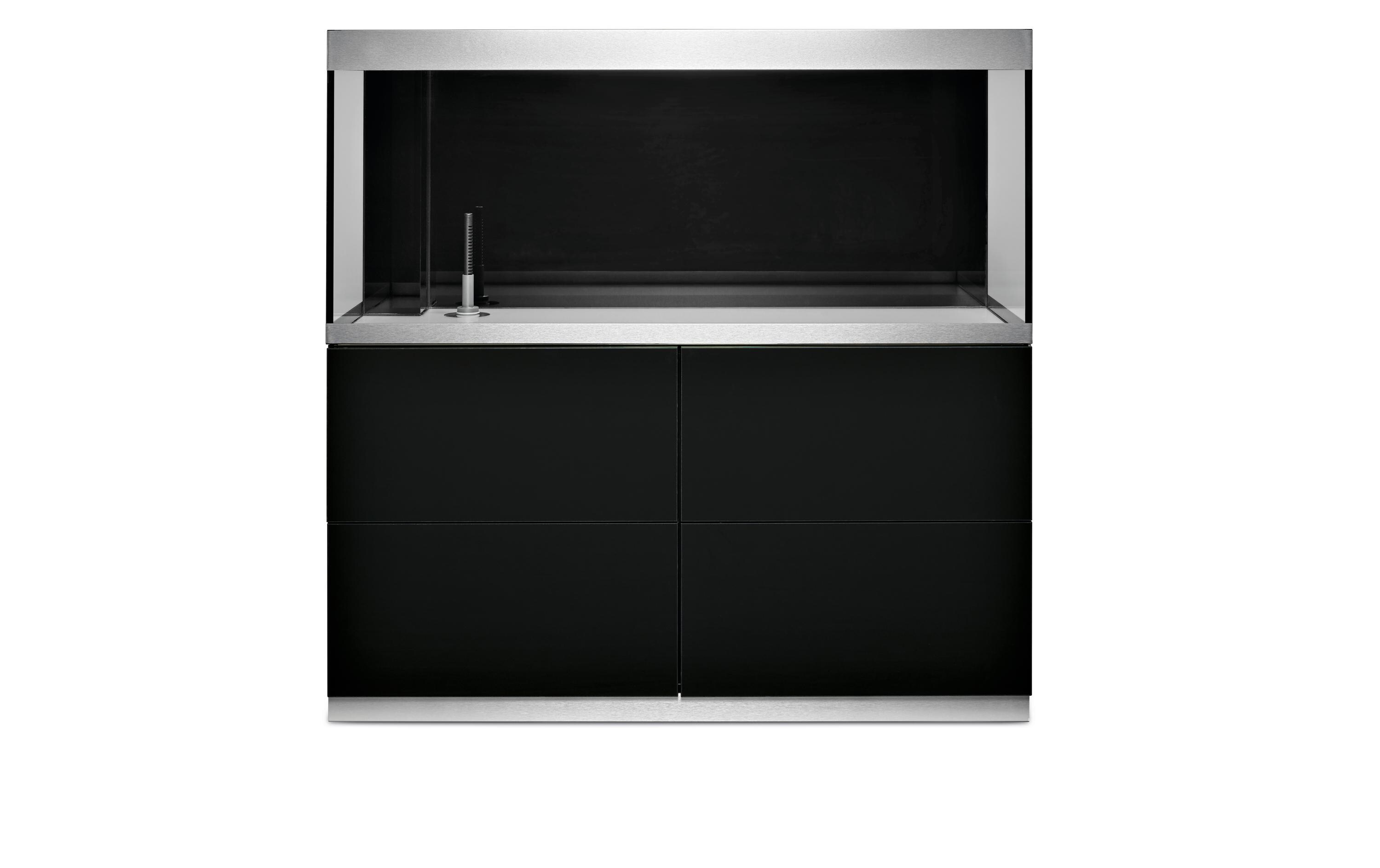 Aquarienkombination HighLine optiwhite 400, Schwarz, 413 l<br>HighLine Aquarien aus Optiwhite-Glas mit Unterschrank