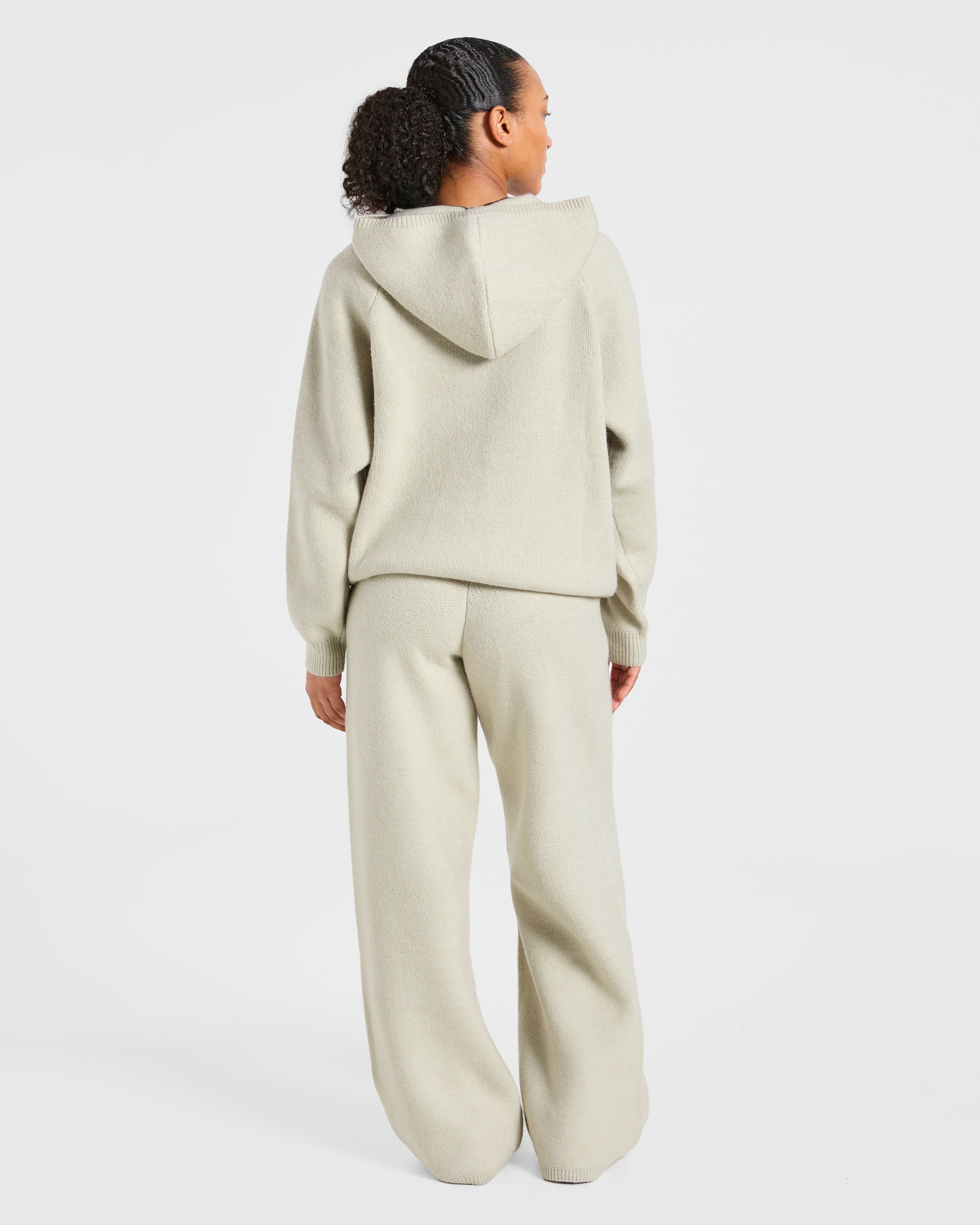 Soft Oversized Knitted Hoodie