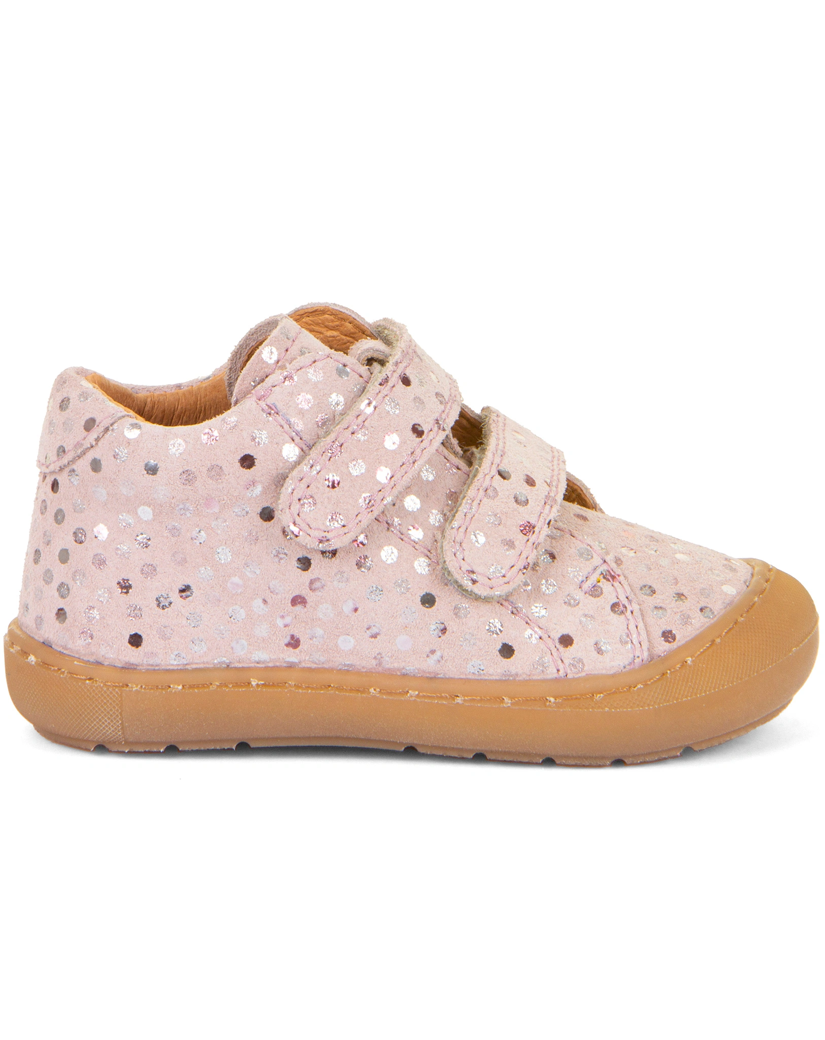 Lauflernschuhe OLLIE VELCRO DOTS in pink