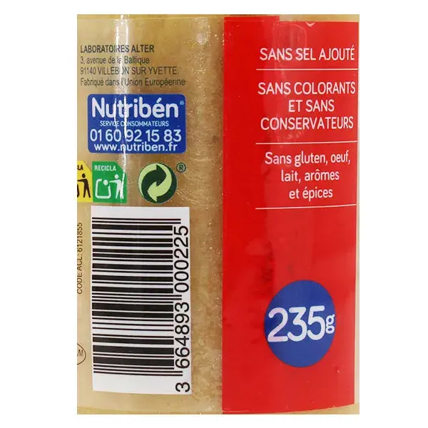 Nutriben Potitos +6m Vitela Feijão Verde Cenouras 235g