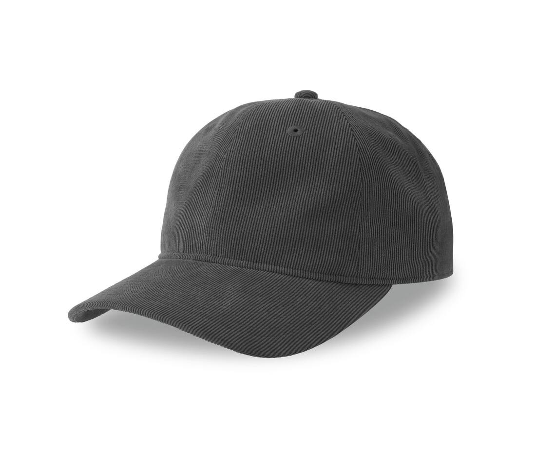 ATLANTIS HEADWEAR AT242 - Casquette 6 pans mid visor corduroy recyclé