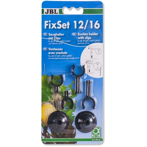 JBL Fixset Set Universele Zuignap Met Klem 12/16 mm