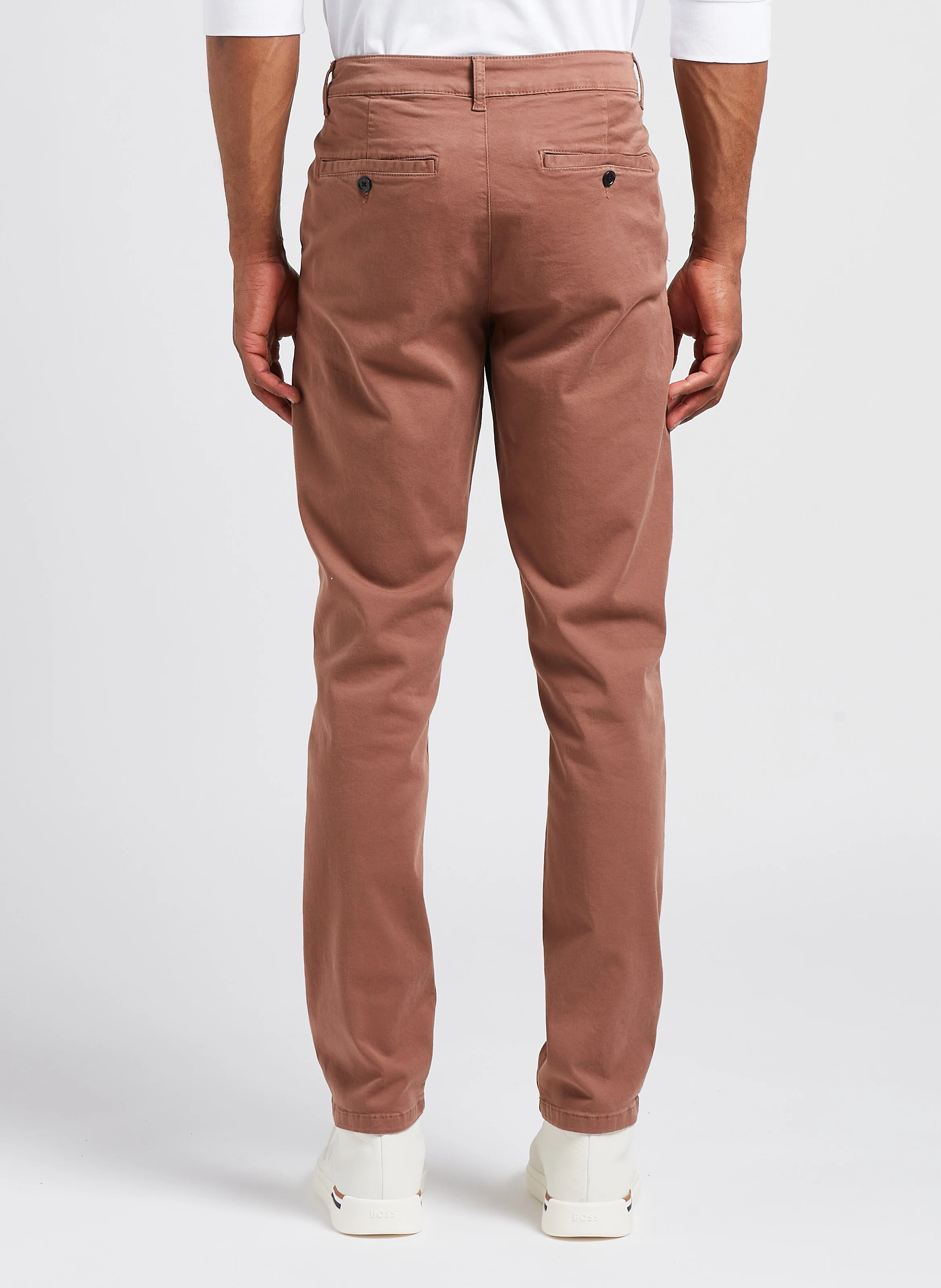 LAVIS - Pantalon droit en coton bio mélangé | Multicolore