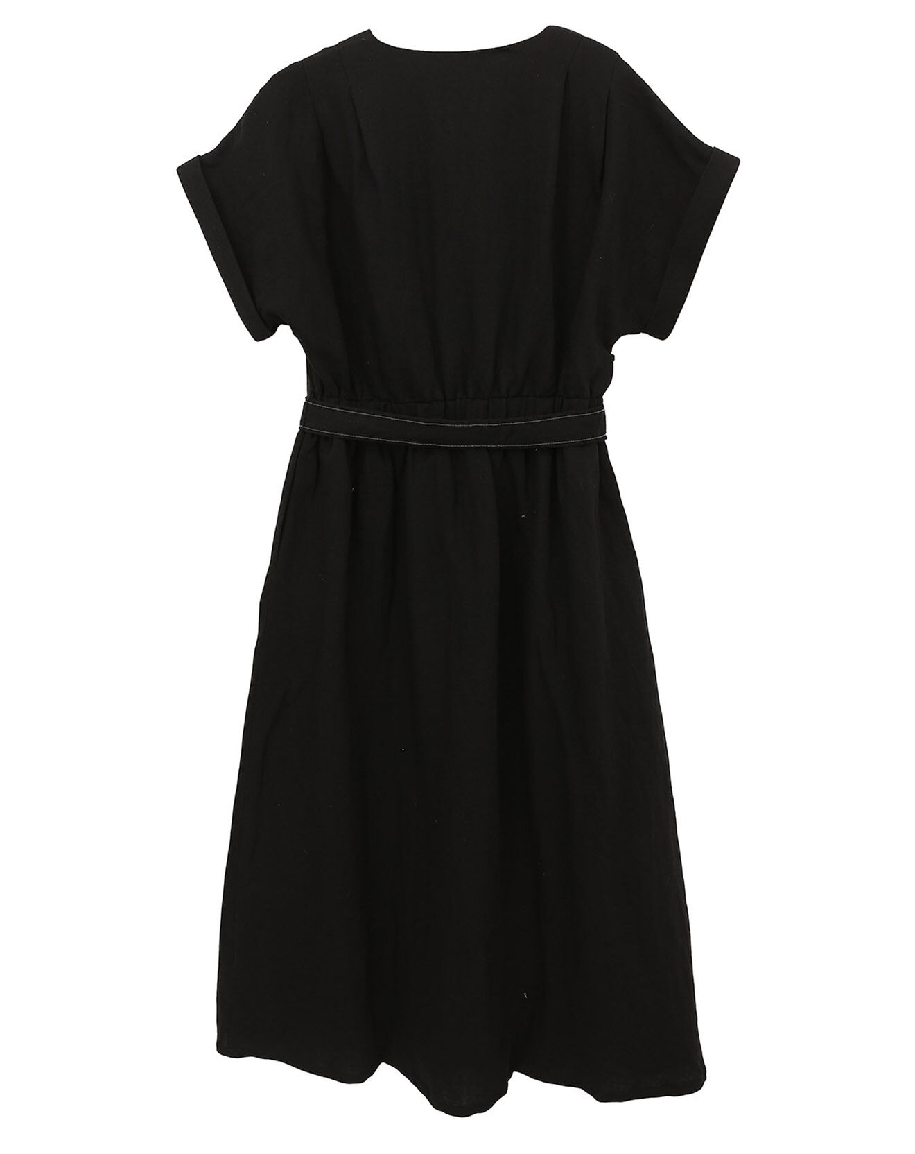 See u Soon Robe en Lin & Coton Roxane noire