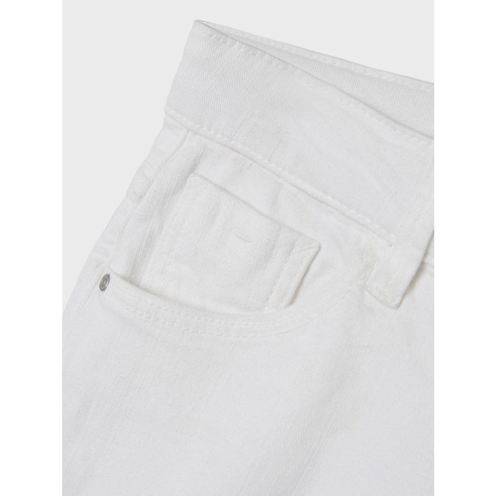 Køb Name It Bright White Nkfrose Wide Twi Bukser 1115-Tp Noos