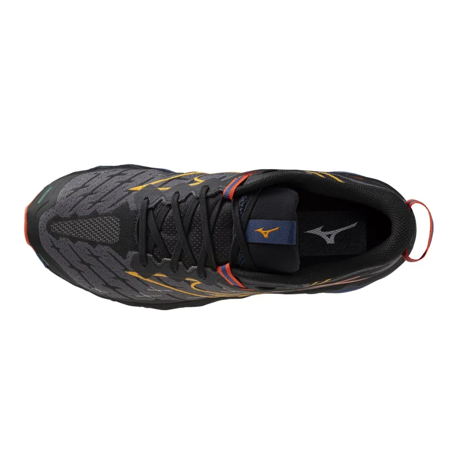 Mizuno Men's Wave Mujin 10 Black/Apricot/Spicy Orange
