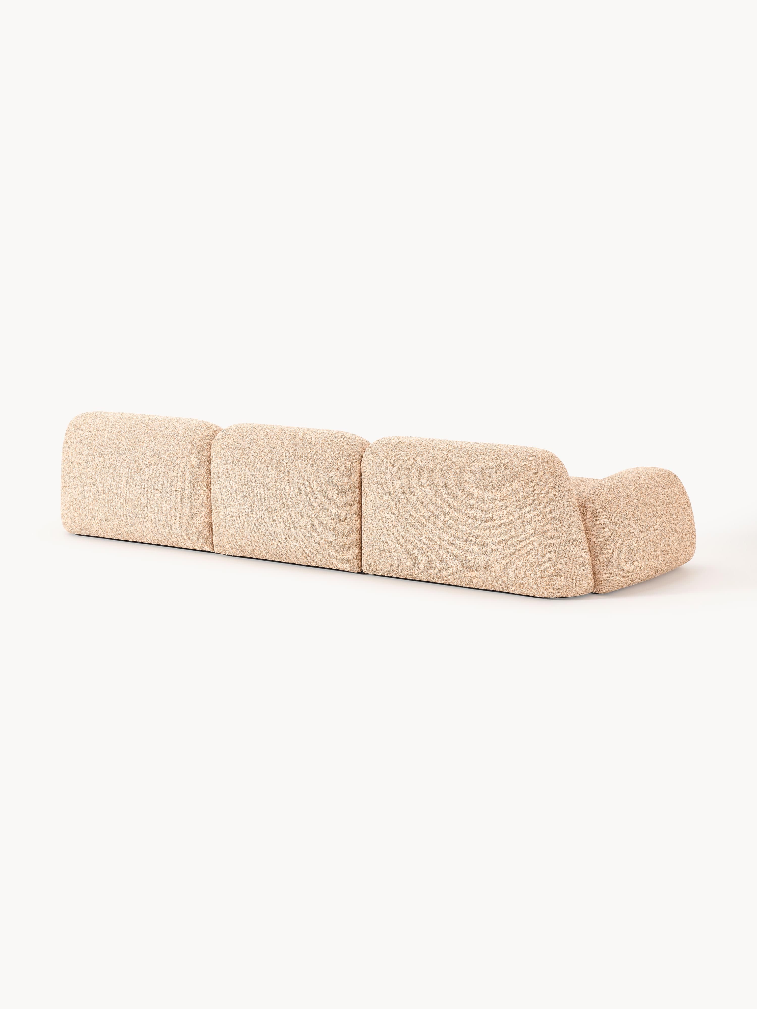 Modulaire bank Wolke (4-zits) van bouclé