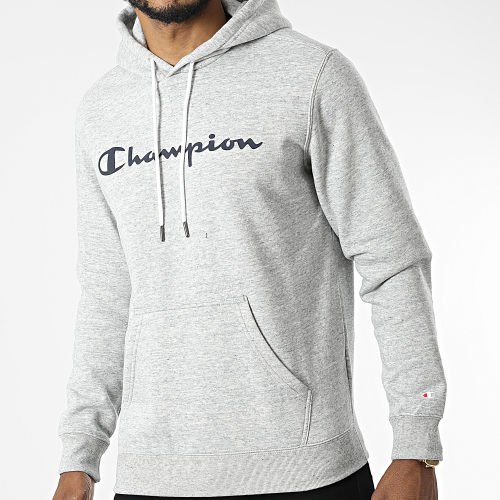 Sweat Capuche 218282 Gris Chiné