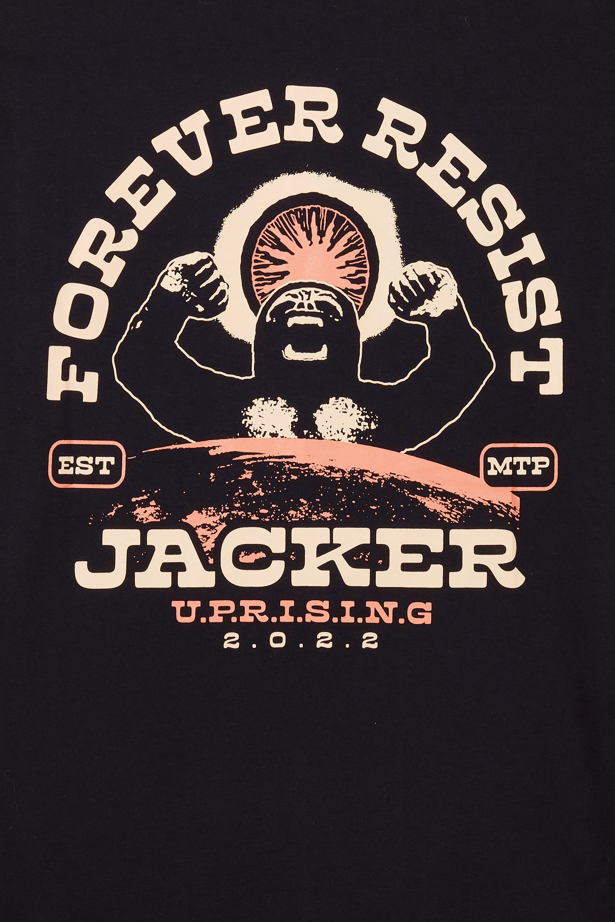 JACKER T-shirt Resistance Noir