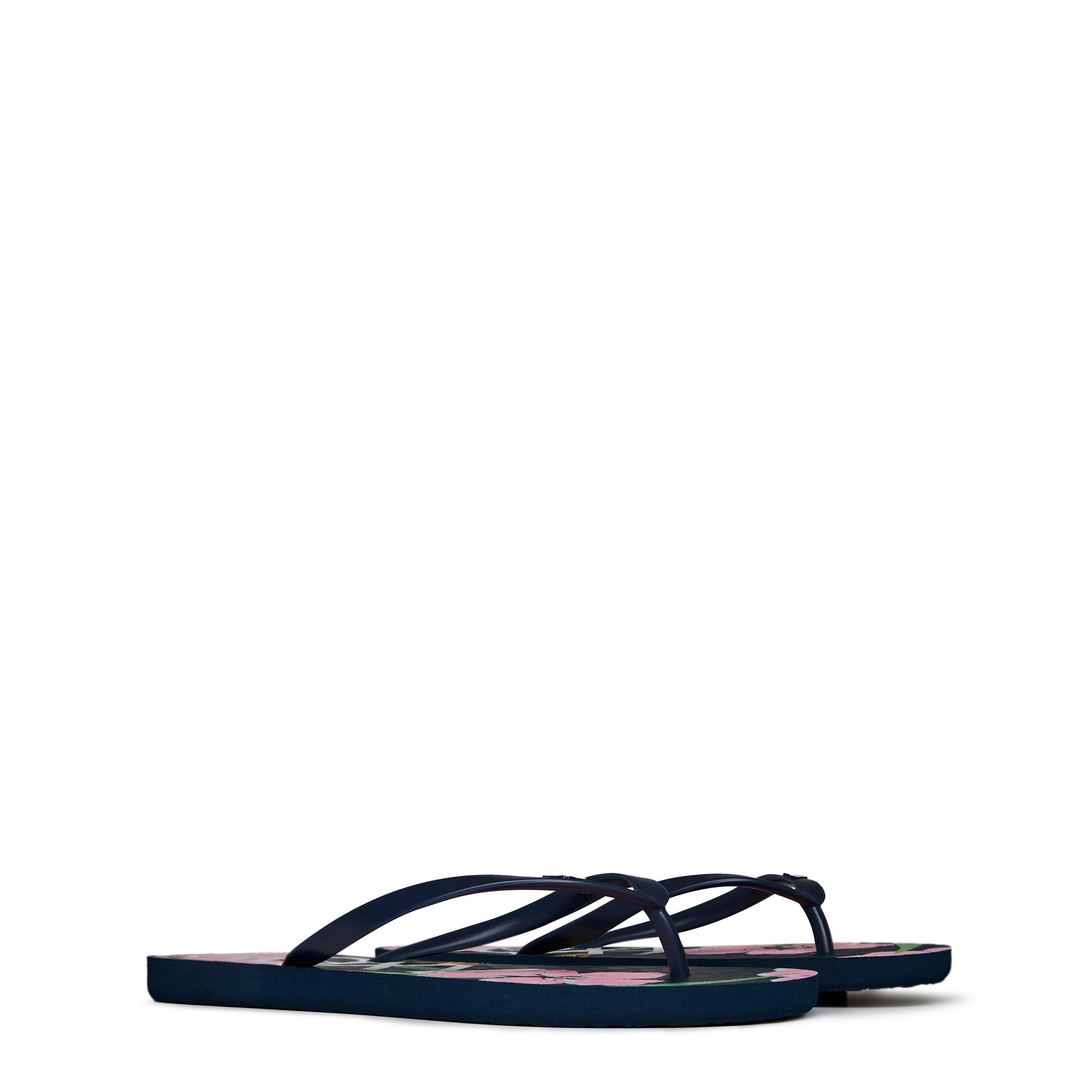 Roxy Tahiti Floral Flip Flops Womens