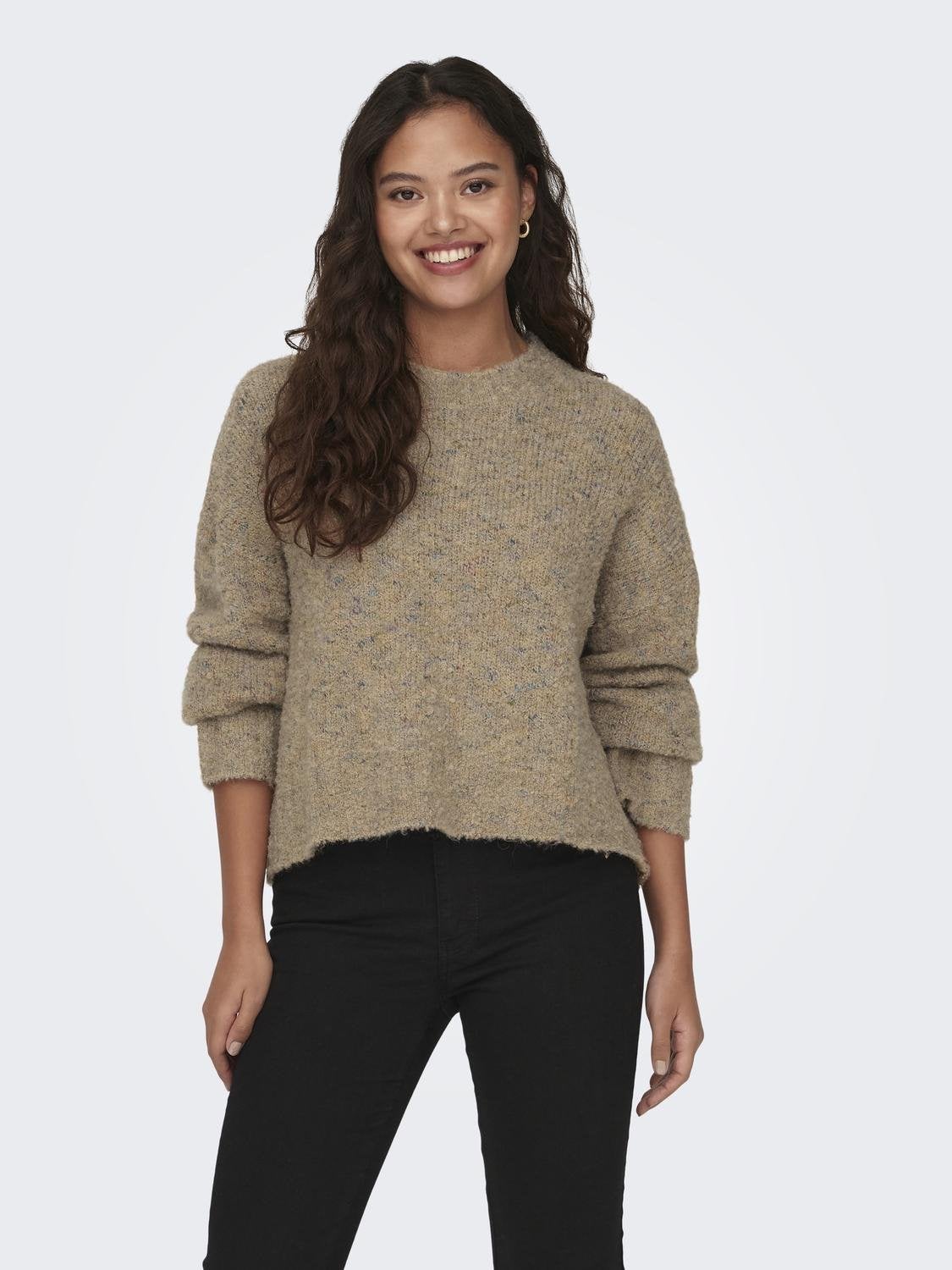JDYNUELLA Strickpullover Irish Cream