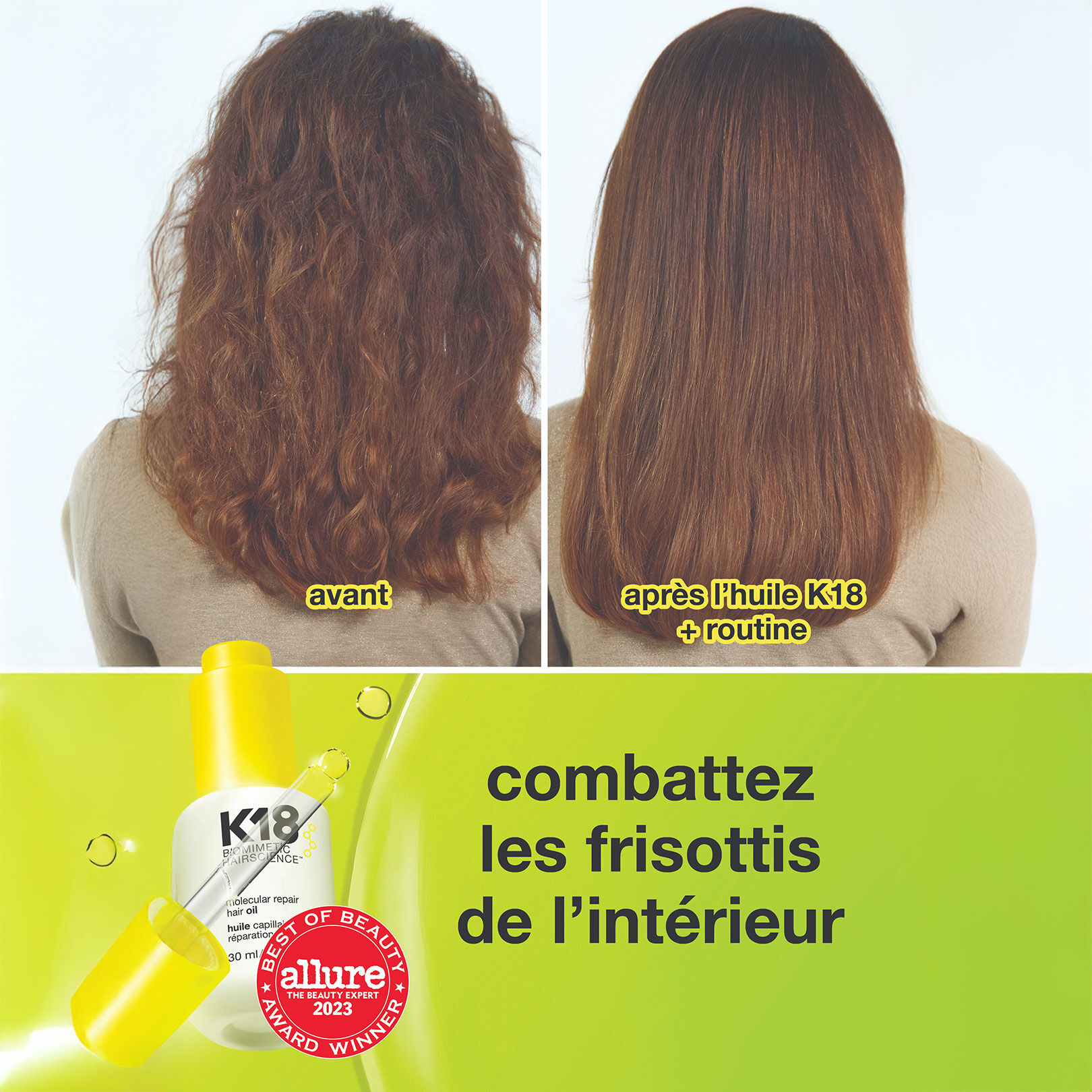 Huile capillaire de réparation moléculaire 10 ml