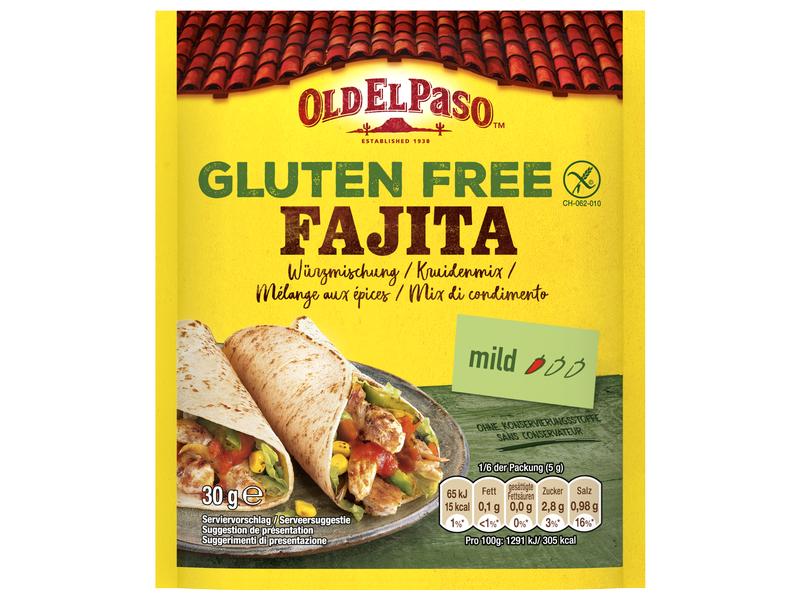 Old El Paso Gluten-Free Fajita Mix 30 g Glutenfreie Würzmischung für Fajitas
