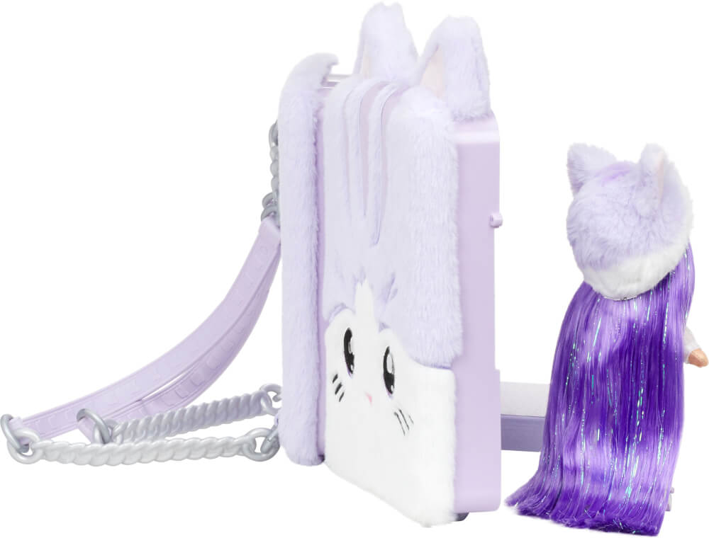 Na! Na! Na! Surprise 3-in-1 Backpack Bedroom Series 3 Playset-  Lavender Kitty
