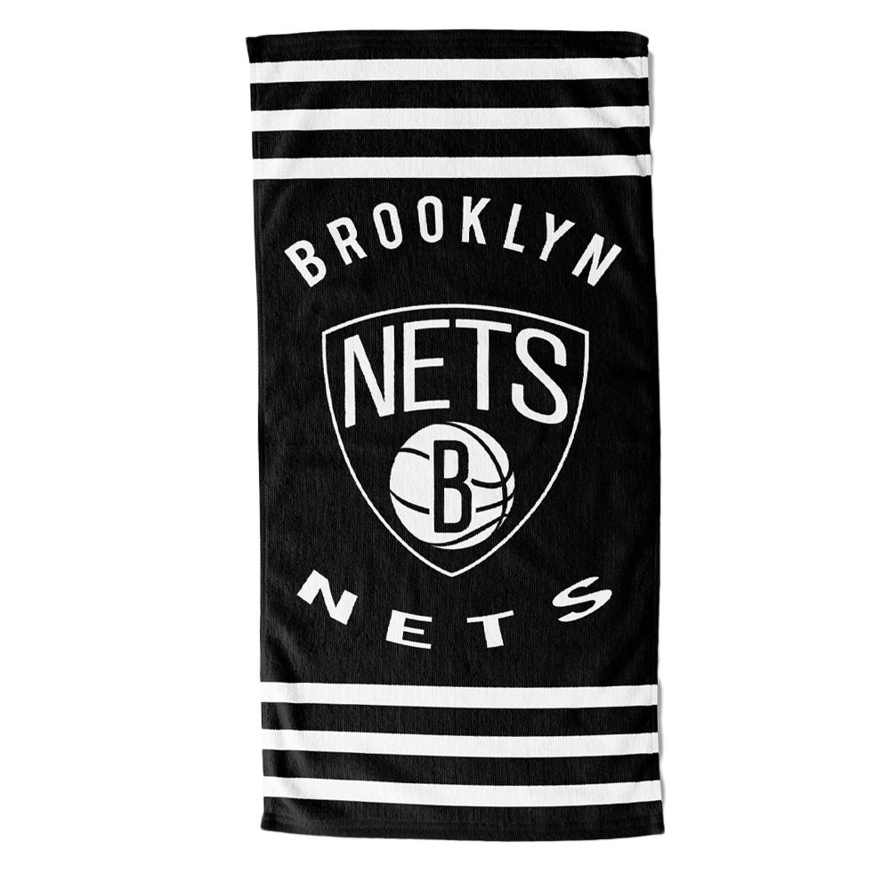 NBA Serviette de Plage Violet/Jaune Mixte NBA Brooklyn Nets