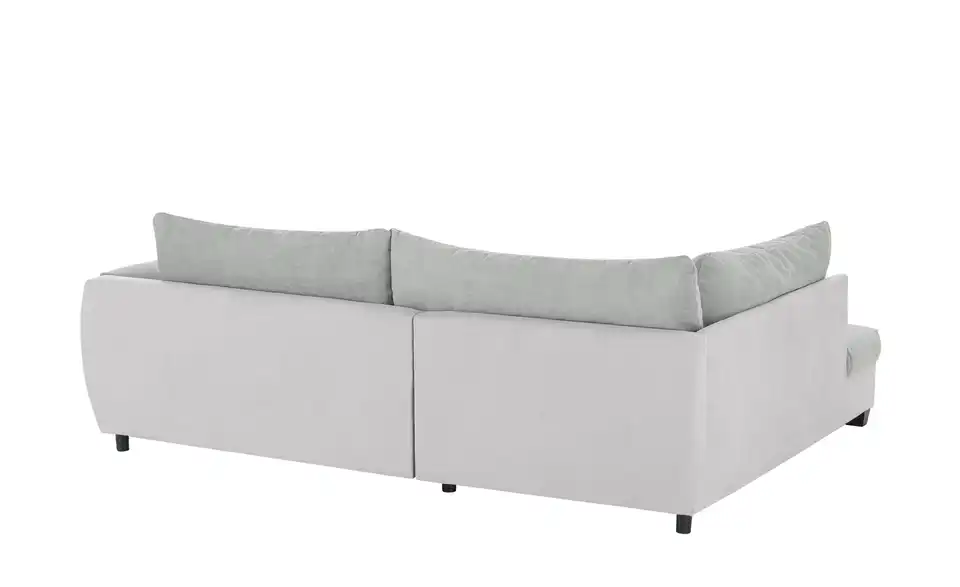 Ecksofa Krissy Grau, Silbergrau links