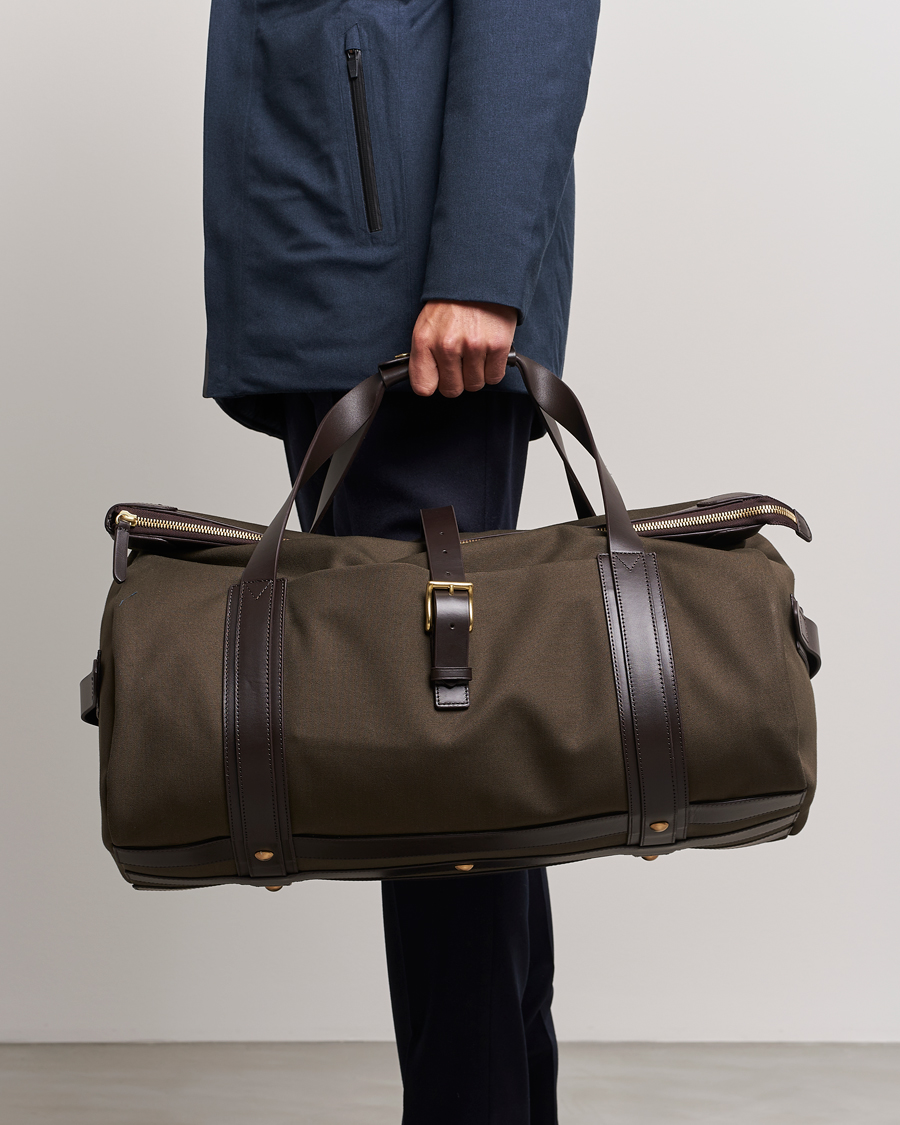 Mismo M/S Explorer Weekendbag Army/Dark Brown